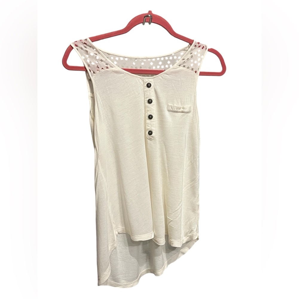 Ivory Tank Top Blouse